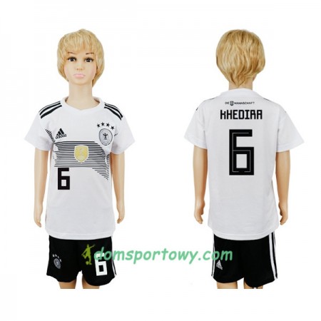 Koszulka Niemcy Khedira 6 Dziecięcy Domowe Koszulki Piłkarskie Mistrzostwa Świata 2018